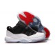 basket jordan 11 basse noir blanc rouge