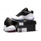 basket jordan 11 basse noir blanc rouge