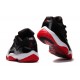 jordan air 11 basse bred noir blanc rouge