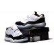 basket jordan 11 Concord basse noir blanc