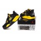 air jordan 4 pour enfant noir jaune