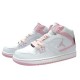 Jordan fille flight 1 blanc et rose