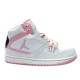 Jordan fille flight 1 blanc et rose