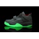 jordan 4 yeezy glow gris rouge