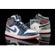 aire jordan retro 1 mid true bleu blanc ciment