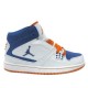 Jordan 1 flight femme blanc bleu orange