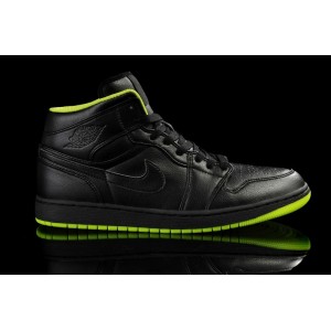 aire jordan 1 noir néon vert XX8 Days of Flight