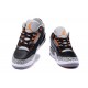 Jordan III noir ciment orange