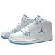 Air Joedan 1 flight femme blanc cile bleu