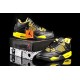 chaussures jordan 4 python noir jaune