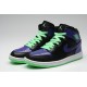 jordan 1 noir grape vert