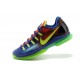 nike kd v elite eybl bleu rouge vert