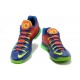 nike kd v elite eybl bleu rouge vert