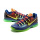 nike kd v elite eybl bleu rouge vert