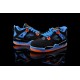 basket jordan 4 enfant noir bleu orange