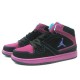 Air Jordan flight 1 noir coral femme