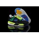 air jordan enfant 4 db noir bleu vert