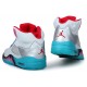 nike air jordan 5 retro blanc rose turquoise