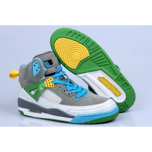 Air Jordan Spizike Stealth Poison vert Blitz Bleu