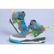 Air Jordan Spizike Stealth Poison vert Blitz Bleu