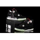 jordan fille 4 noir glow in the dark