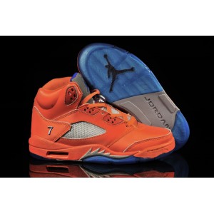 Air Jordan V Melo orange bleu