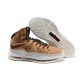 nike lebron 10 femme cork brun blanc