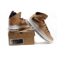 nike lebron 10 femme cork brun blanc