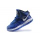 Chaussure lebron james 8 bleu blanc noir