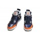 chaussure jordan 4 marine bleu orange