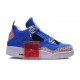 chaussure jordan 4 pour fille bleu royal rose