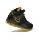 Chaussures nike lebron james 8 noir et jaune 