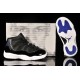 jordan chaussure enfant Space Jam 11 noir royal blanc