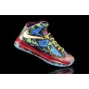 basket lebron james 10 femme multicolore