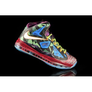 basket lebron james 10 femme multicolore