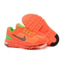 des air max 2013 enfants orange vert