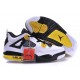 jordan 4 Cal/Marquette blanc noir jaune