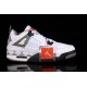 air jordans retro 4 unc blanc ciment