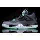 jordan 4 original gris noir vert semelle