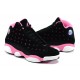 air jordan 13 pour fille noir rose suede