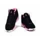 air jordan 13 pour fille noir rose suede