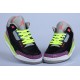 air jordan 3 fille noir violet rouge vert