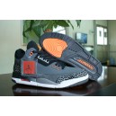 jordan retro 3 fear Gris éléphant orange