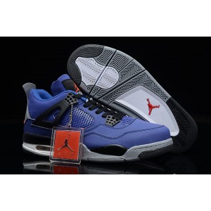 basket jordan 4 Eminem bleu noir