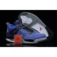 basket jordan 4 Eminem bleu noir