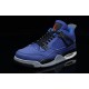 basket jordan 4 Eminem bleu noir