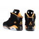 nike air jordan retro 6 noir orange suede