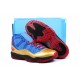 jordan 11 man of steel bleu jaune rouge