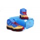 jordan 11 man of steel bleu jaune rouge