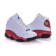 jordan 13 pour enfant garçon blanc rouge noir